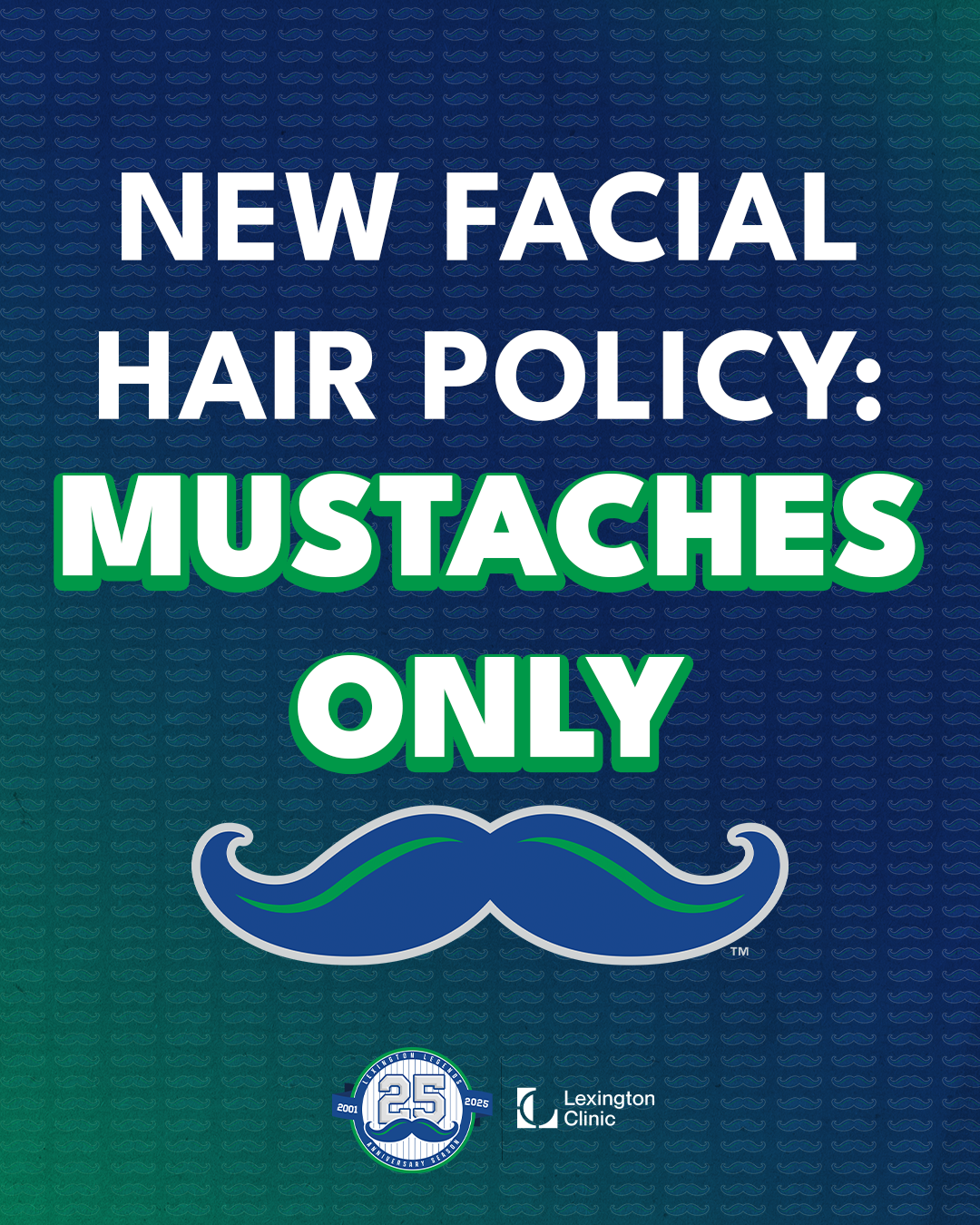 Lexington Legends Announce New Facial Hair Policy: Mustaches Only