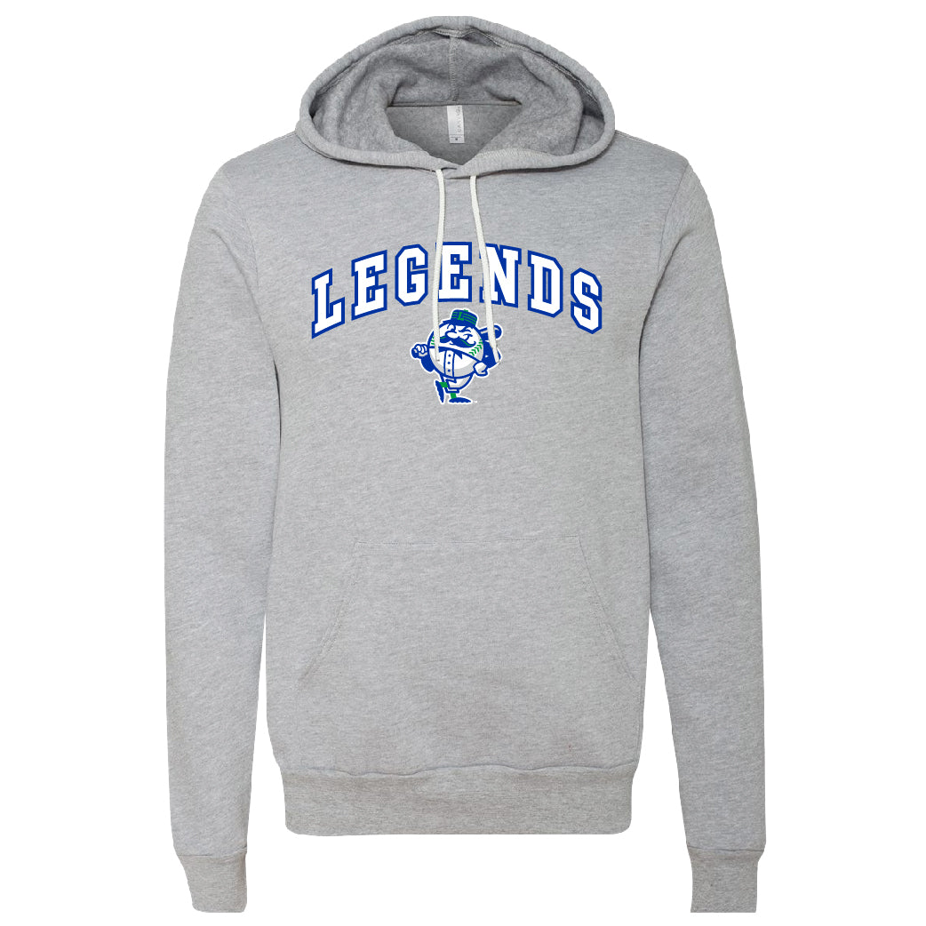 Legends Grey Hawkeye Sponge Fleece Hoodie