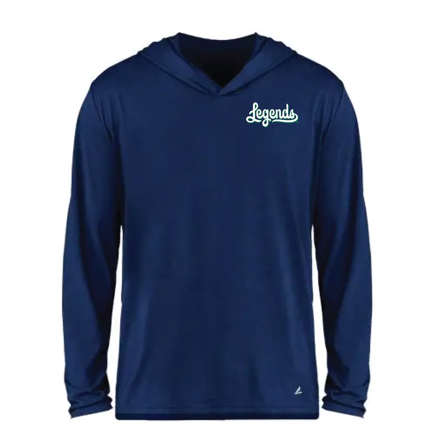 Adult Navy Long Sleeve Hoodie