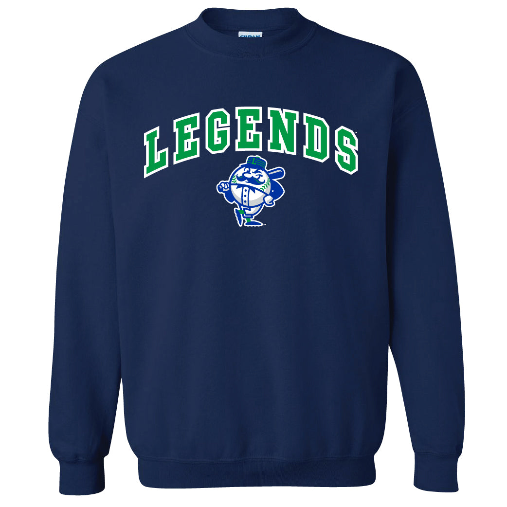 Legends Navy Hawkeye Crew Fleece