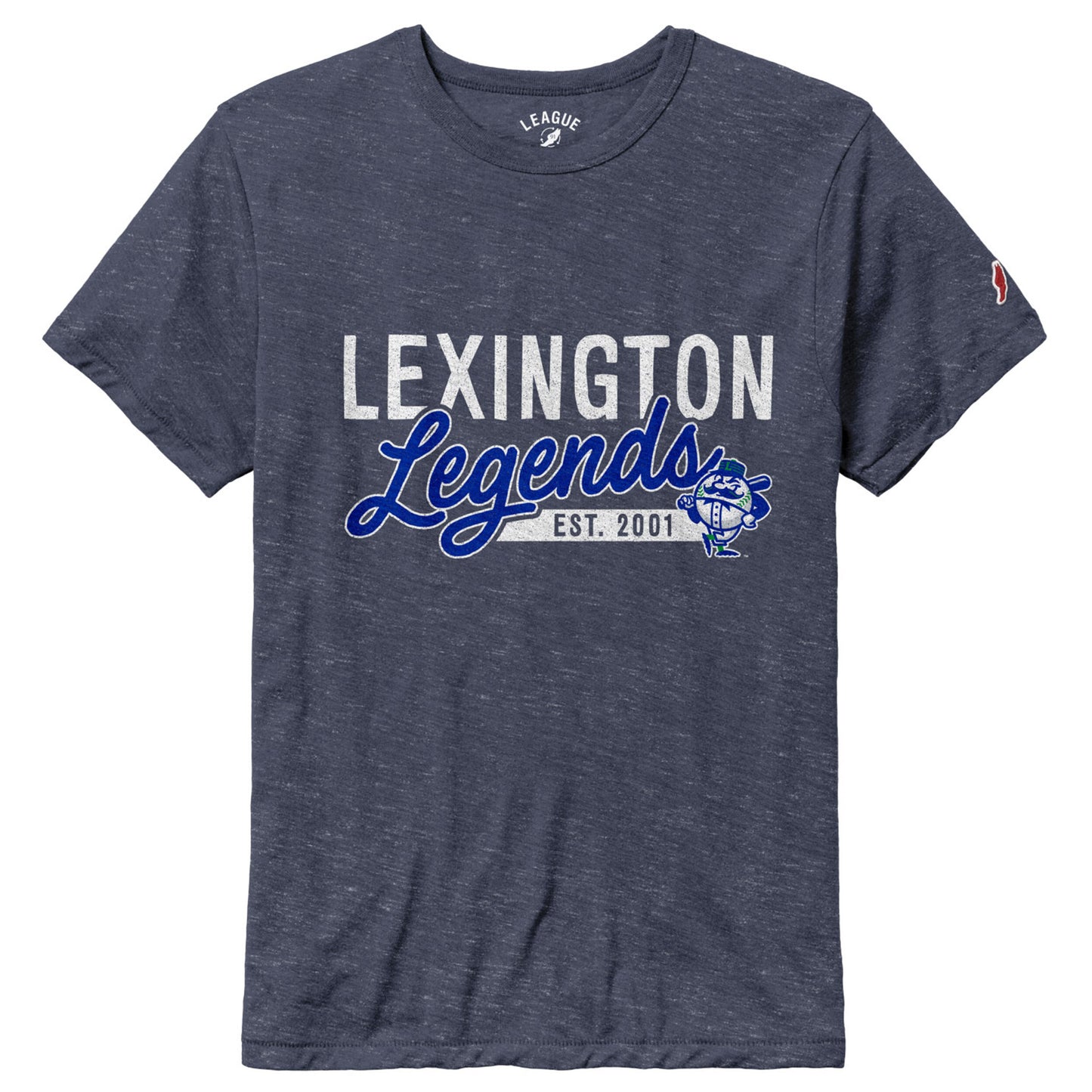 The League Victory Falls Heather Navy Tee