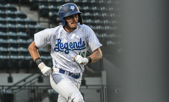 Running Baseball Player