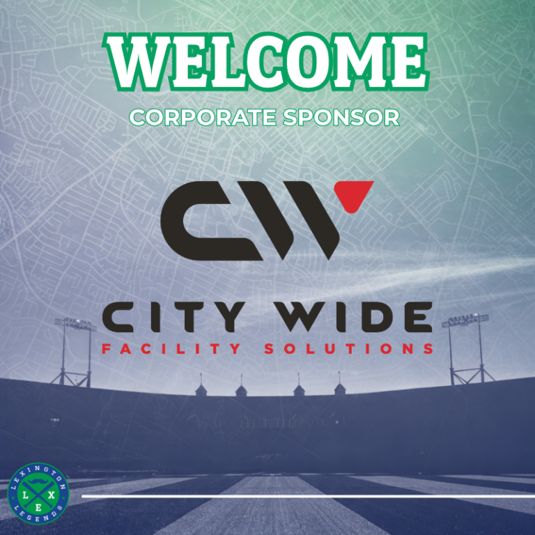 Lexington Legends Announce Partnership with City Wide Facility Solutions